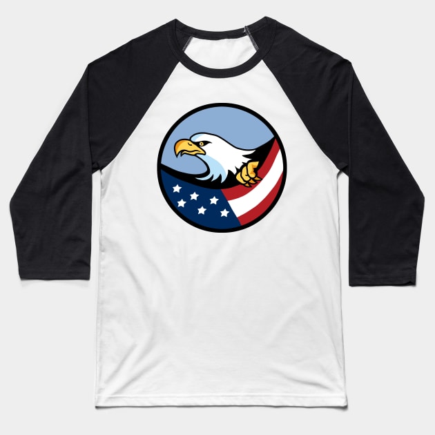 American Eagle Baseball T-Shirt by valentinahramov